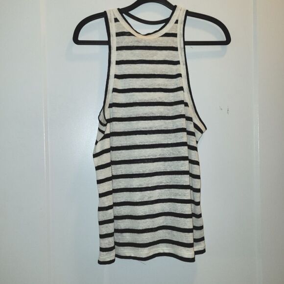 Massimo Dutti Linen Striped Tank NWT NWT - Picture 4 of 7